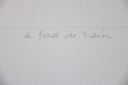 École française du XXè.
Grenouille.
Gravure...