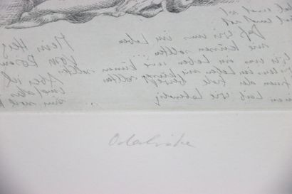 Gisela Breitling ( 1939-2018)
Odalisque,...