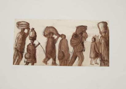 JACQUES HOUPLAIN (1920-2020).
Silhouette...