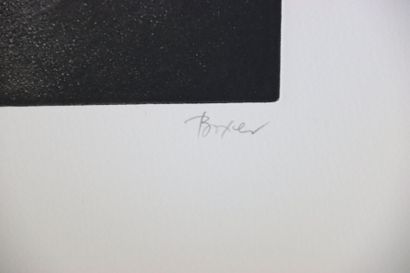 Devorah BOXER (1935-).
Panier vapeur.
Gravure...