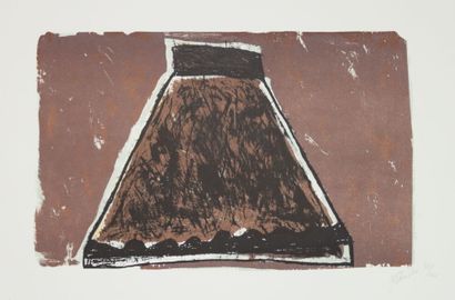 Daniel HUMAIR (1938-).
Composition.
Lithographie...