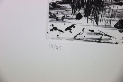 Nathalie GRALL (1961-).
Memento, 1991.
Gravure...