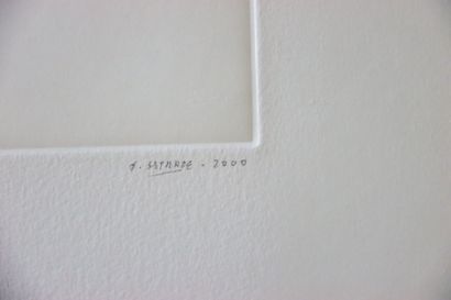 Daniel ESTRADE (1954-).
Écorce solaire, 2000.
Gravure...