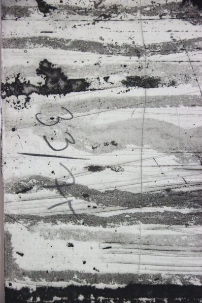 École française du XXè.
Le visage, 1994.
Gravure...