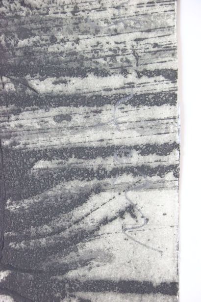 École française du XXè.
Le visage, 1994.
Gravure...