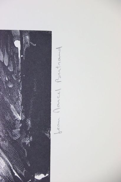 Jean Marcel BERTRAND (XXè).
... de l'écume.
Lithographie...