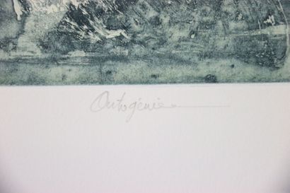 École française du XXè.
Outre génie.
Gravure...