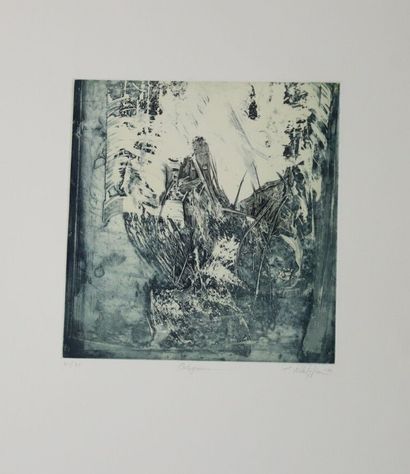 École française du XXè.
Outre génie.
Gravure...