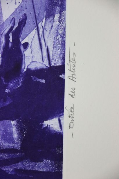 Étienne LODEHO (XXè).
Entrée des artistes,...