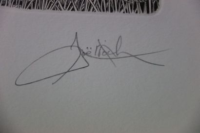 Joël ROCH (1939-2014).
Catocala nupta.
Gravure...