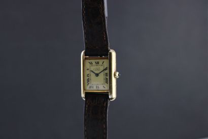 CARTIER Tank Must
Montre bracelet en vermeil....