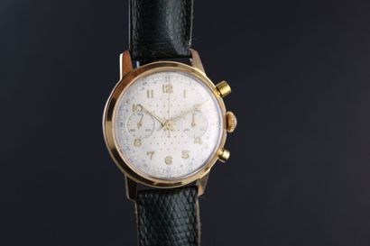 ANONYME
Montre chronographe bracelet plaqué...
