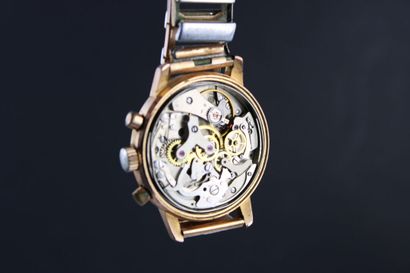 RECO
Montre chronographe bracelet plaqué...