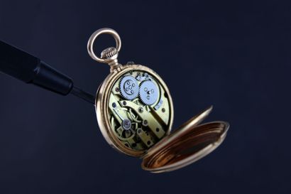 ANONYME
Montre gousset en or jaune 18k. Boitier...