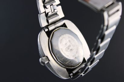 PROVHOR. 
Montre bracelet chromée. Boitier...