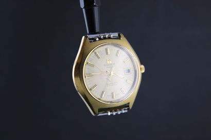 TISSOT 
Montre bracelet plaquée or. Boitier...