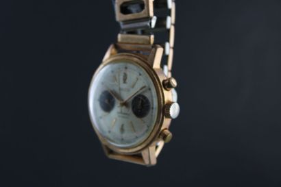 RECO
Montre chronographe bracelet plaqué...