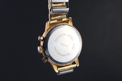 RECO
Montre chronographe bracelet plaqué...
