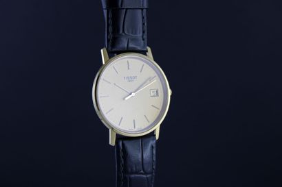 TISSOT
Montre bracelet en or 18k. Boitier...
