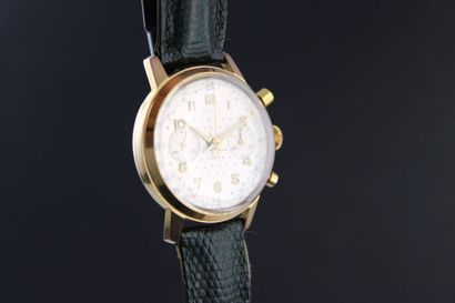 ANONYME
Montre chronographe bracelet plaqué...