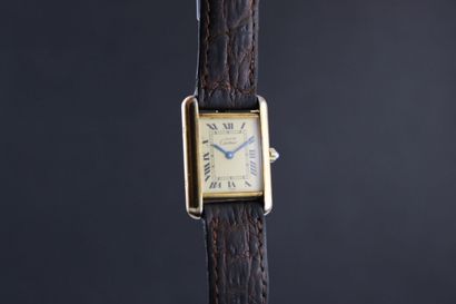 CARTIER Tank Must
Montre bracelet en vermeil....