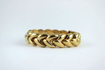 CARTIER
Bracelet en or jaune 18K (750/1000)...