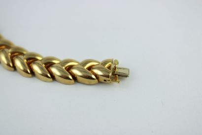 CARTIER
Bracelet en or jaune 18K (750/1000)...