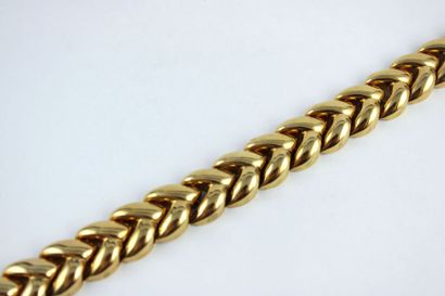 CARTIER
Bracelet en or jaune 18K (750/1000)...