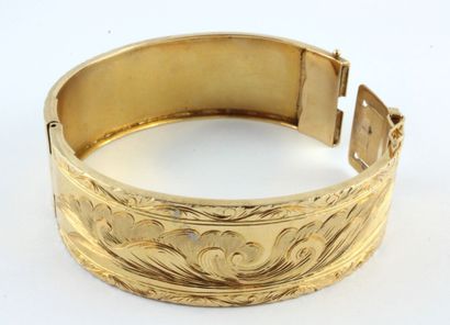 Bracelet en or jaune 18K (750/1000) type...