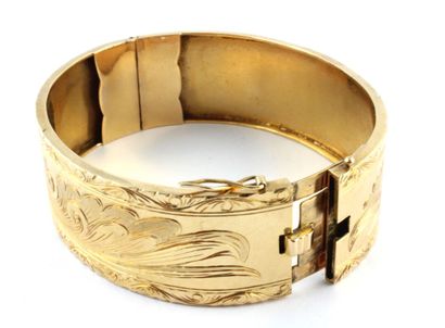 Bracelet en or jaune 18K (750/1000) type...