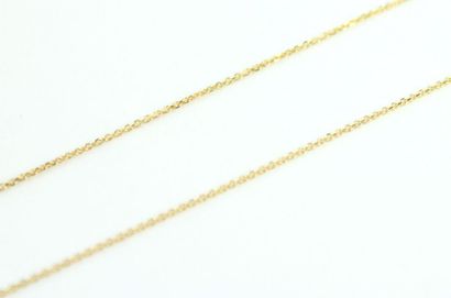 Chaîne en or jaune 18K (750/1000) mailles...