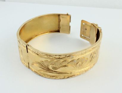 Bracelet en or jaune 18K (750/1000) type...