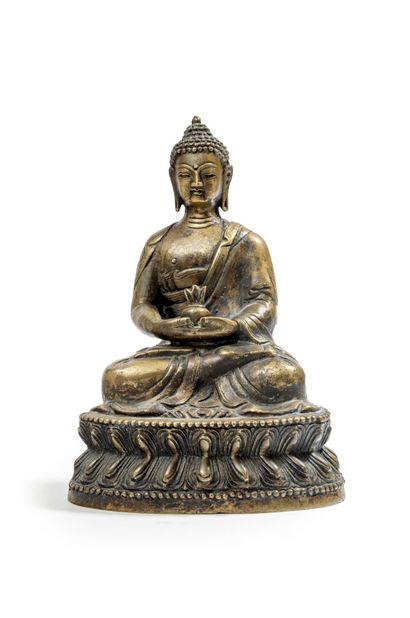 CHINE, FIN XIXe SIÈCLE
Sculpture en bronze...