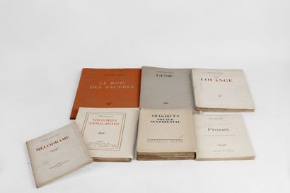 PIERRE JEAN JOUVE, 7 volumes comprenant:
-...
