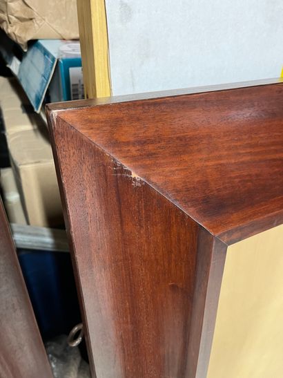 PAIRE DE TABLES BASSES
En bois, le plateau...