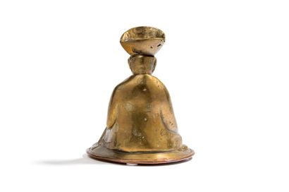VIETNAM, XIXe SIÈCLE
Sujet en bronze doré...