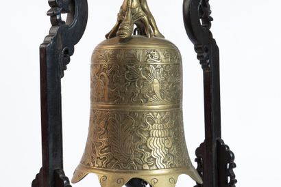 CHINE DU SUD, FIN XIXe-DÉBUT XXe SIÈCLE
Cloche...