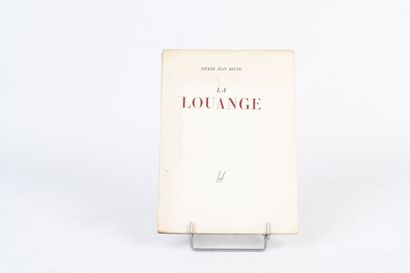 PIERRE JEAN JOUVE, 7 volumes comprenant:
-...