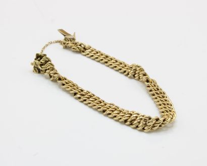 American link bracelet in 18K (750/1000)...