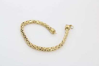 Palm link bracelet in 18K (750/1000) yellow...
