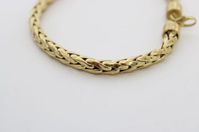 Palm link bracelet in 18K (750/1000) yellow...