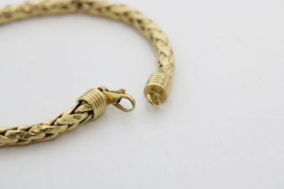 Palm link bracelet in 18K (750/1000) yellow...