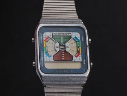CITIZEN LAP 
Montre de poignet. Boitier rectangulaire....