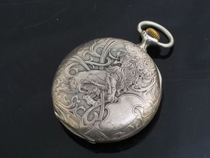 LIP
Montre de gousset en argent. Boitier...