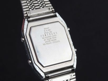 CITIZEN LAP 
Montre de poignet. Boitier rectangulaire....