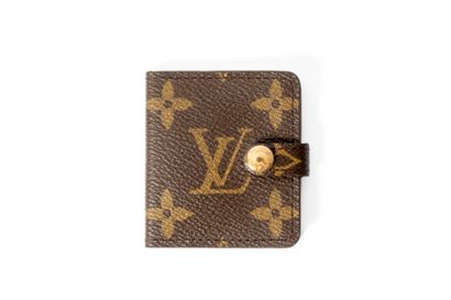 LOUIS VUITTON 
Porte photo en toile monogramme....