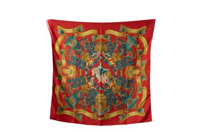 HERMES 
Silk square. 
Europe