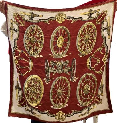 HERMES 
Silk square.
Modele 