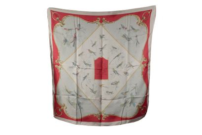 HERMES PARIS 
Silk square. 
Model: Volière...