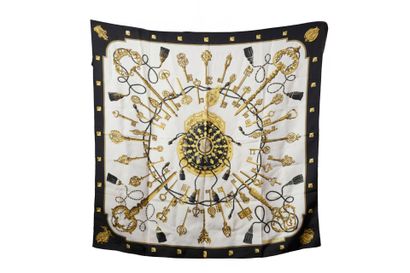 HERMES
Silk square.
Les Clefs